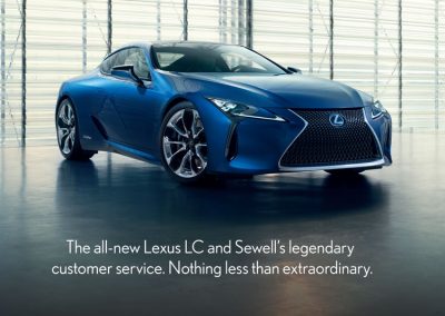 Sewell Lexus LC Magazine Ad